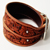 Handsome cowboy belt sporting Keith valleys' Sheridan Style Floral Carving and solid sterling trimings