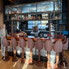 Full Grain Top Grade leather - Beverage Bar Top